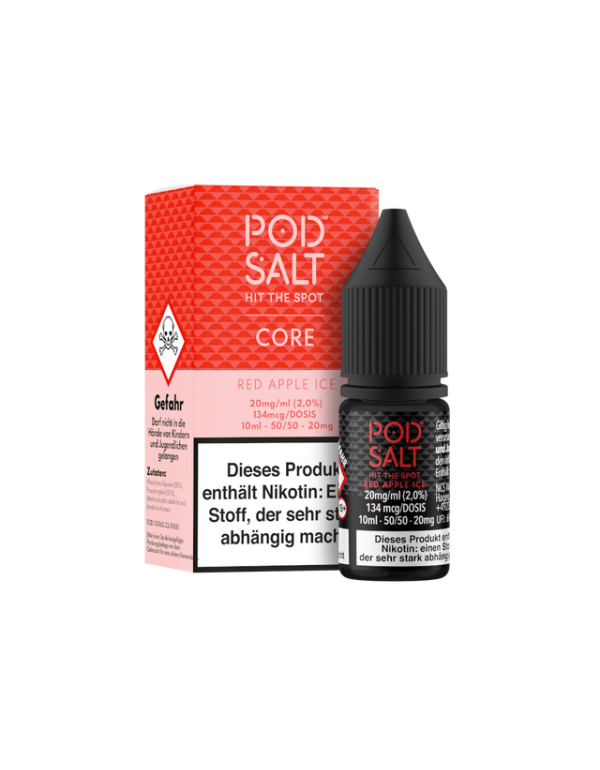 Pod Salt Core – Red Apple Ice – Nikoti...